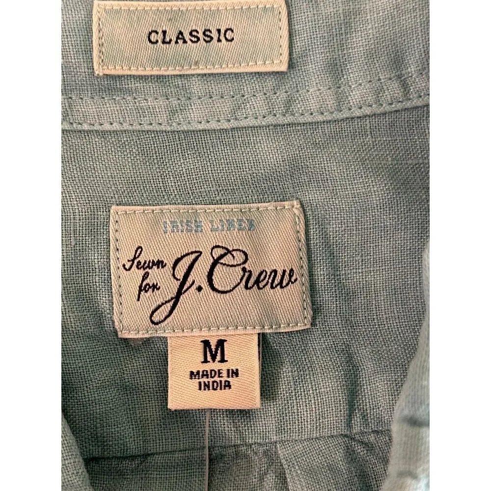 J.Crew Men's Button‎ Down Shirt Classic Fit Medium NWT